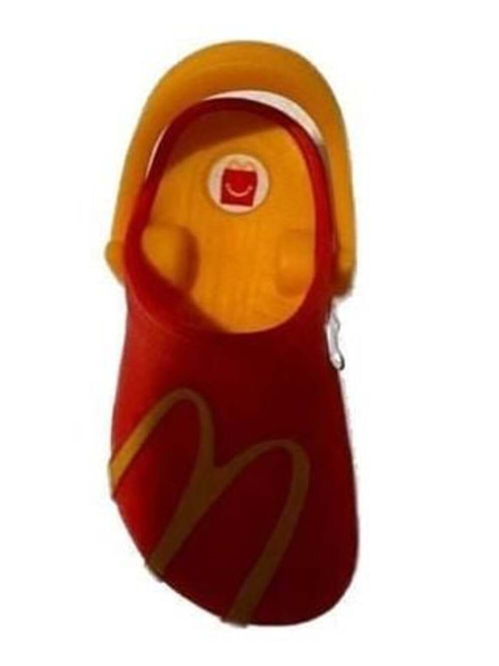 McDonald's Crocs Clog Keychain Red Yellow Happy Meal Toy Collectible